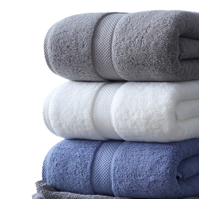 Five-Star Hotel Bath Towel for Home Use, Pure Cotton, Absorbent, for Women and Men, Thick, for Adults, 2025 New Model