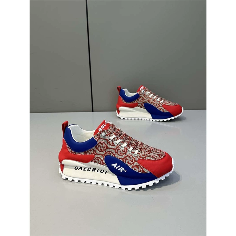 Мужские европейские туфли на весну, слипоны, повседневная обувь из дышащей ткани, на толстой подошве, универсальные спортивные кроссовки для мужчин, модель «папины» кроссовки.