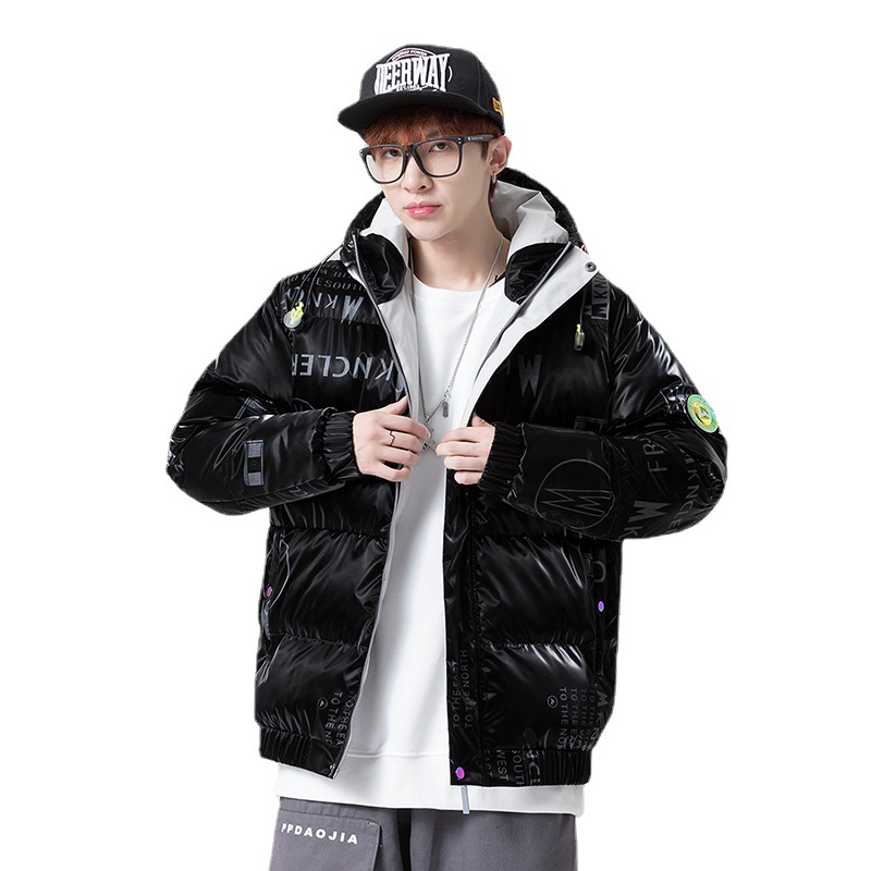 2022 invierno abajo Chaqueta brillante superficie pareja moda impresión caliente pato blanco abajo luz suelta abrigo fábrica al por mayor