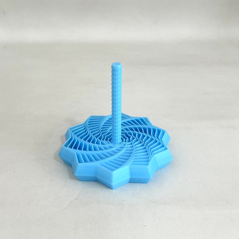 跨境爆品减压星形玩具带有手柄十角边的指尖解压玩具萝卜塔玩具|undefined