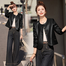 专柜海宁绵羊皮皮衣女2025新款时尚减龄气质女士显高显瘦机车服潮