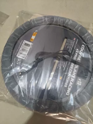 12v electric steering wheel cover heating steering wheel cover winter warm heating steering wheel cover factory direct sales (Steering wheel cover) - gray-warm-up-model-38cm