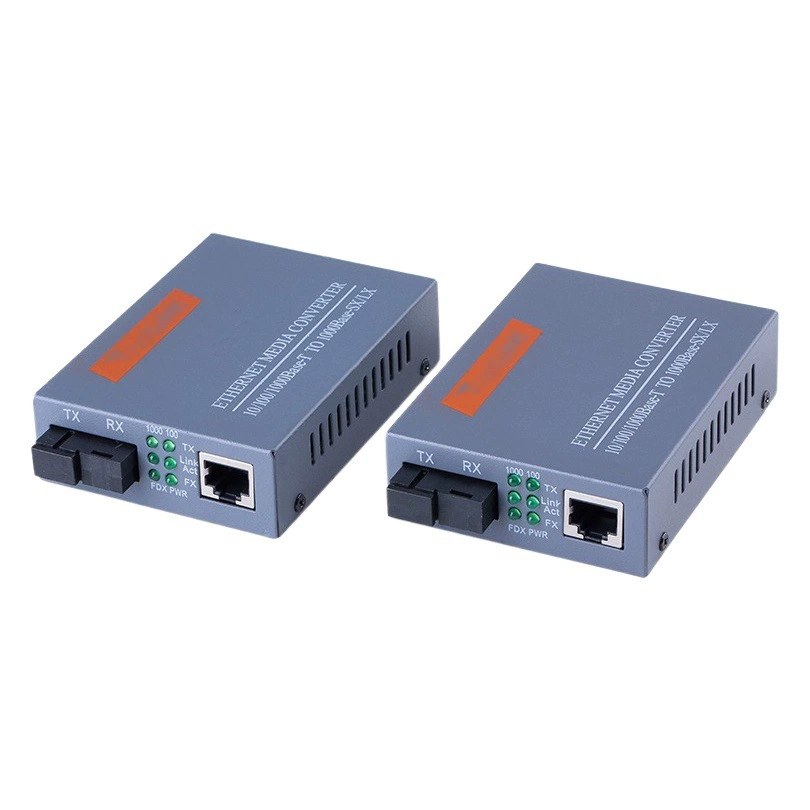 Волоконно-оптический приемопередатчик Гигабитный одномодовый одноволоконный HTB-GS-03-AB пара фотоэлектрических Преобразователей для мониторинга сети безопасности