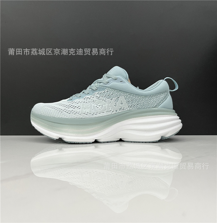 赤カードHOK莆田クロスボーダーbondi 8邦代8男女軽便靴低組カップル百合道路ランニング靴