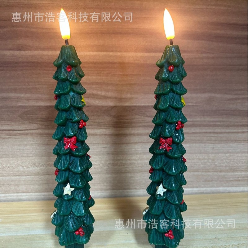 LED クリスマスツリーベルシミュレーションキャンドルライト弾丸パラフィンワックスクリスマス装飾雰囲気モデリングライト工場バッチ|undefined