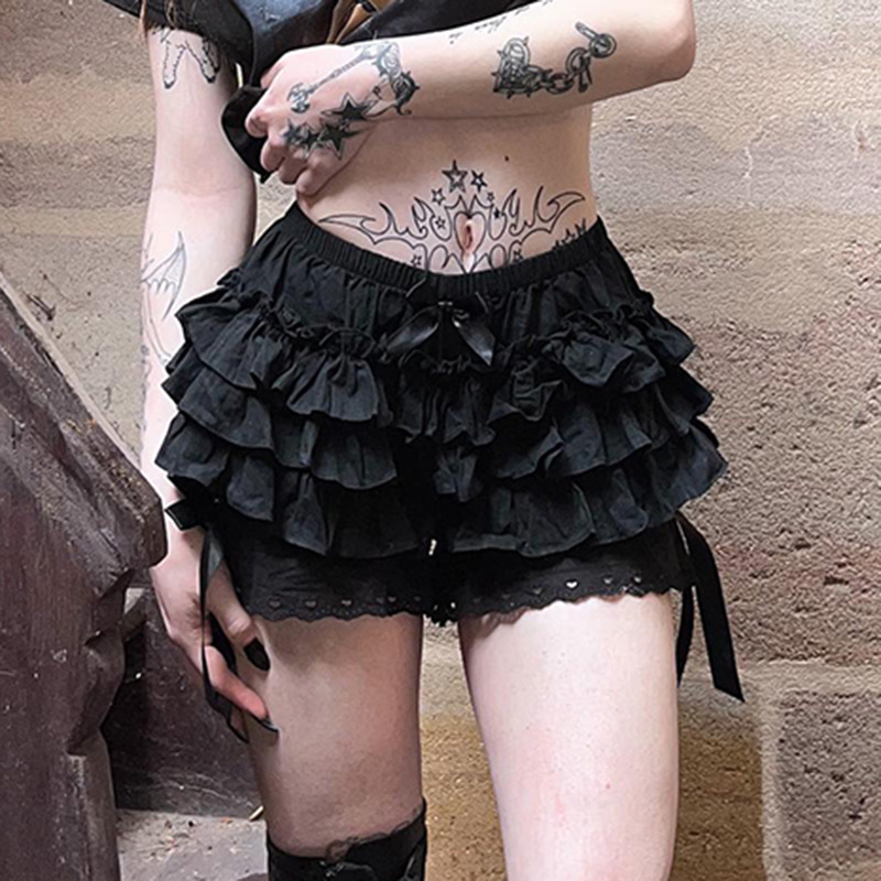 Mall Goth Lolita Skirts | Y2k E-girl Emo Alternative Kawaii Shorts
