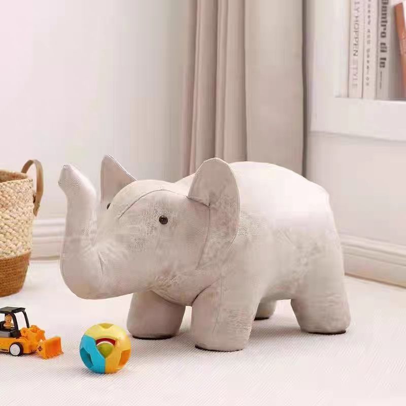 家用凳子动物坐凳门口换鞋凳脚踏矮凳穿鞋凳儿童卡通沙发凳小板凳