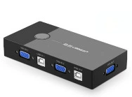 VGA KVM-переключатель 绿联 30357 с 2 портами USB