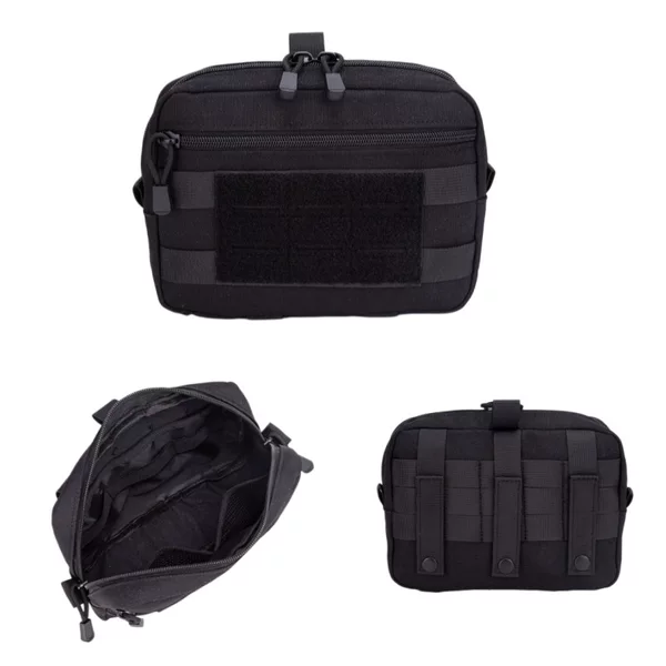 Laser-Cut Outdoor Emergency Medical Kit Multifunctional Molle External Accessory Storage Waist Bag Sports Tactical Bag