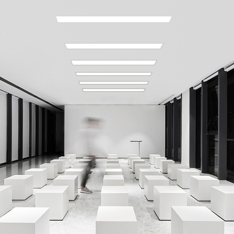 Lámpara de panel LED 200 * 1200 lámpara de panel de luz directa 100 * 1200 lámpara de techo incrustada de agujero abierto de placa de yeso