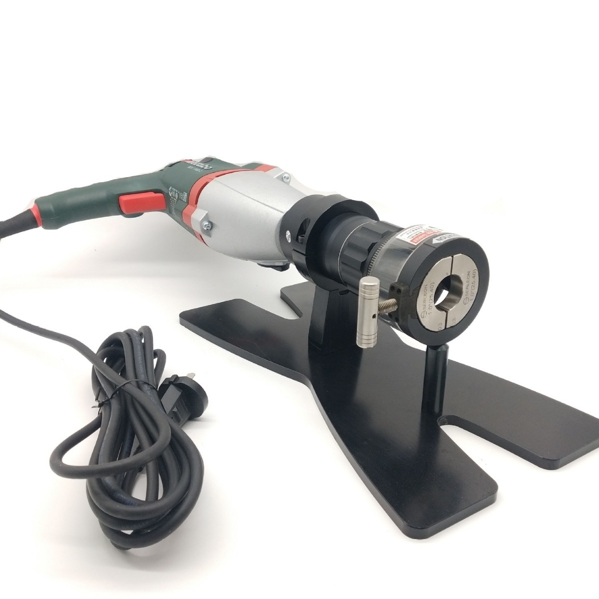 PFM1.5AC插电款平口机电子管路气体管道平口切割机 小管径不锈钢