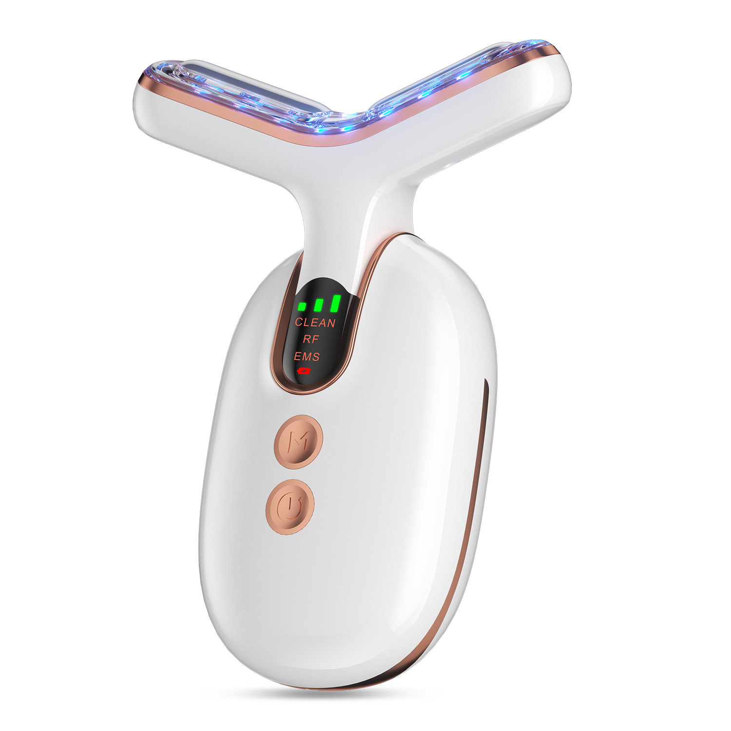 EMS micro-actual cuello belleza instrumento RF belleza importación instrumento reafirmante rejuvenecimiento de la piel instrumento Cara color luz masajeador image 8