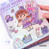 Cartoon hairpins, high quality cute laptop, stationery for elementary school students, book, pocketbook, new collection, wholesale