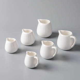 ✅ Ceramic Western-Style Coffee Milk Cup Japanese-Style White Seasoning Cheese Utensil Juice Spoon Juice Cup Milk Cup Milk Spoon Pot
