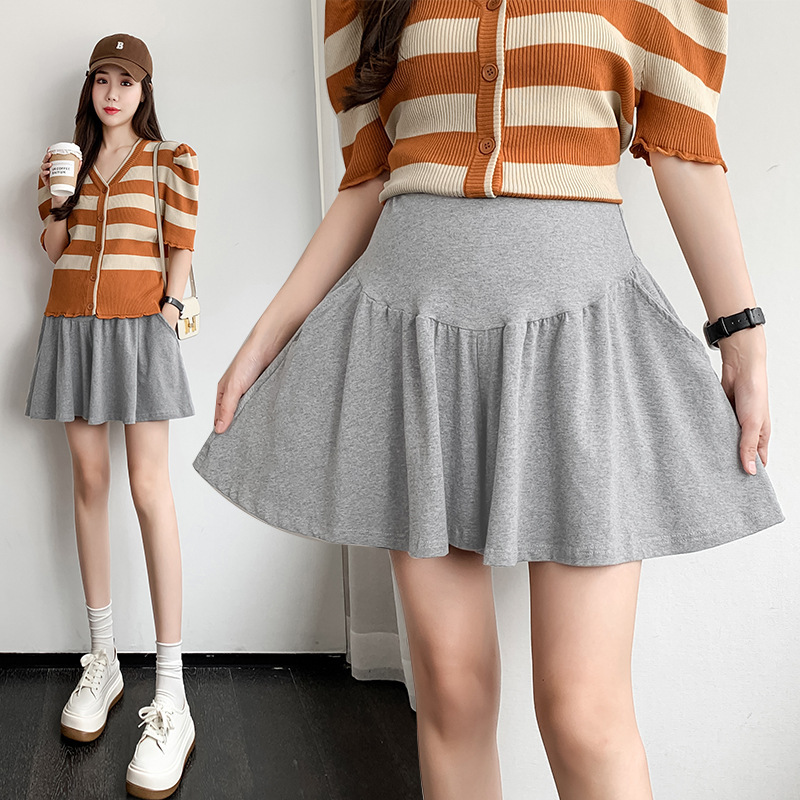 Pregnant Women's Shorts Summer Thin Outer Wear Low Waist Wide Leg Casual Pants Loose Base Outer Wear Sports Pure Cotton Pants