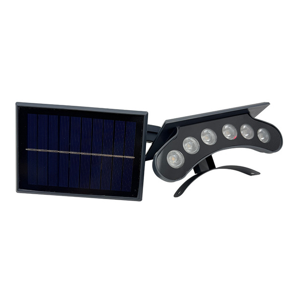 Outdoor waterproof LED 6-watt solar corrugated lamp tile eaves lamp…