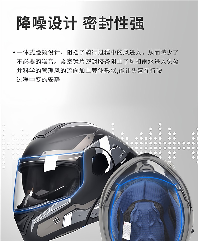 AD electric motorcycle helmet for men and women, motorcycle safety helmet, all-season full-face helmet, 3C/DOT certified, winter open-face helmet