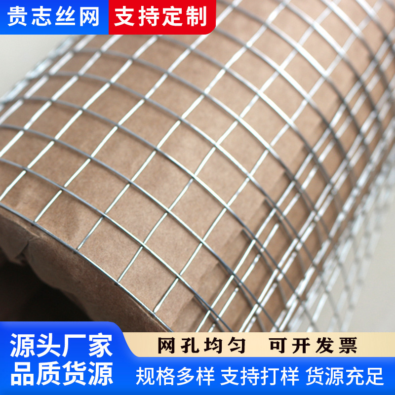 建筑施工养殖厂电焊网抹墙铁丝网围栏网低碳钢丝焊接网网格304