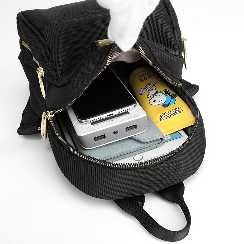 Bolso de mujer 2023 nuevo impermeable Oxford Mochila de tela casual moda mini bolsa pequeña de lona de nylon