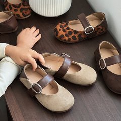 女童小皮鞋2025新款春秋儿童鞋女孩软底大童玛丽珍单鞋洋气公主鞋