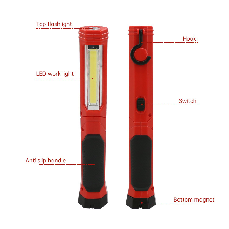 In-Stock 2026 New Model Led Car Repair Light Outdoor Emergency Car Repair Light Rechargeable Magnetic Cob Car Work Light
