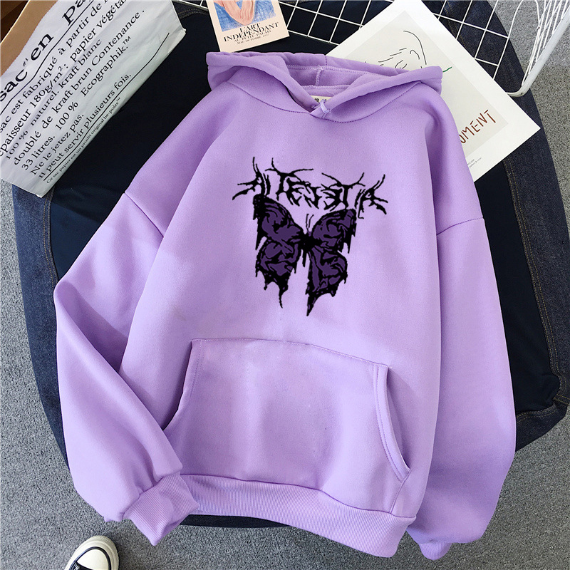 Sweat-shirt Punk Big Butterfly Image 2