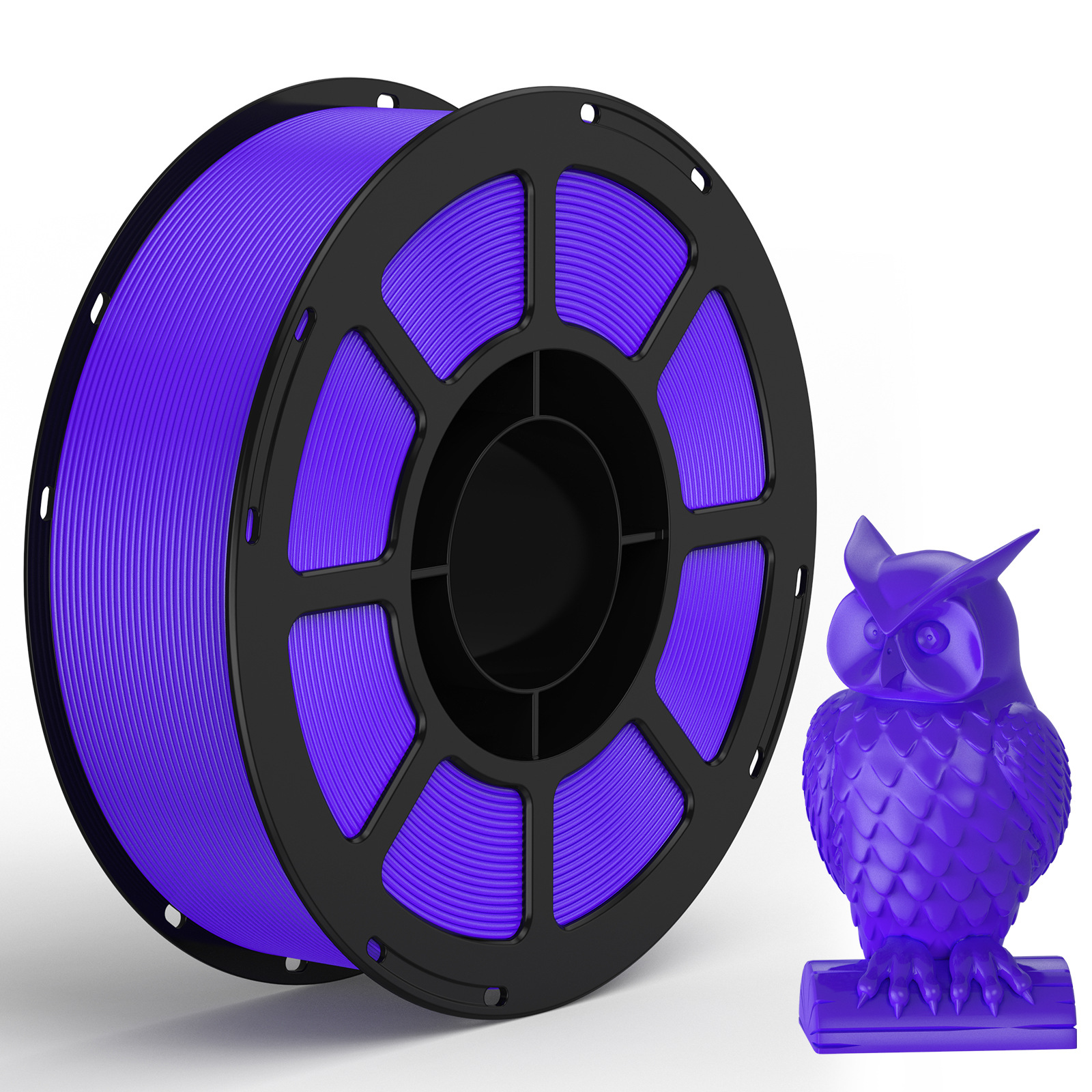 Coredi 3D Printer PETG Material consumible Impresión de alta velocidad 1,75 mm Cinta plana limpia degradable 1KG