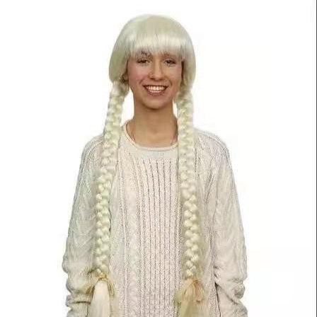 Wig Anna Princess Anna Frozen Cosplay Frozen Ponytail Costume Wig Big Braid Anime Wig