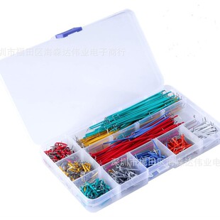 Boxed 14 lengths 140/560/840 jumpers breadboard jumpers