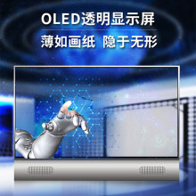 30寸OLED透明屏桌面版立式查询版自发光超薄带触摸oled透明显示屏