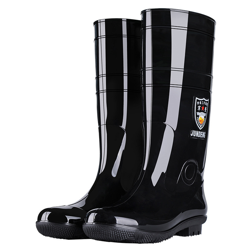 Plus Size Men's High Rain Boots Mid-Tube Rain Boots Short-Tube Water Shoes Overshoes Rubber Boots 45 46 47 48 49 50 51 Sizes