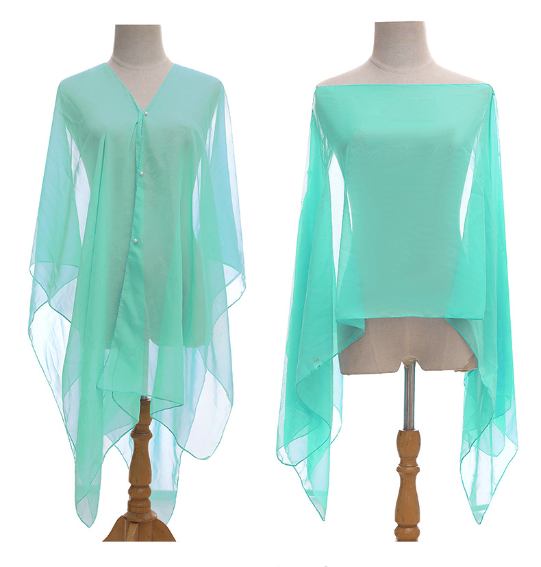 Women's Beach Simple Style Solid Color Satin Shawl display picture 24