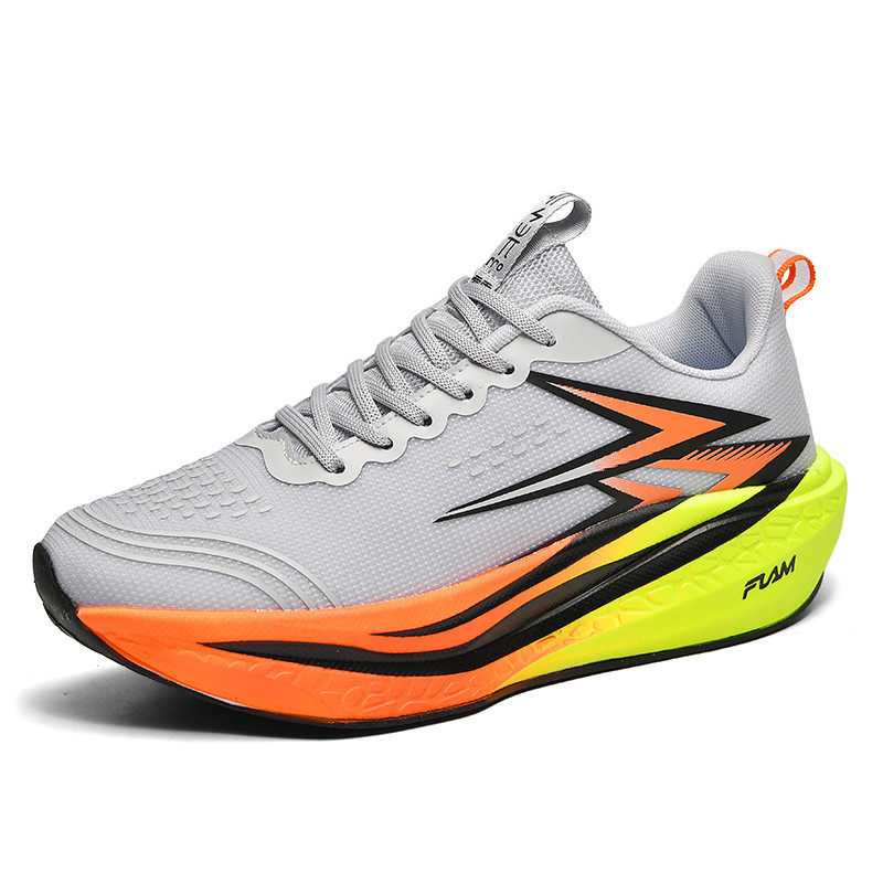 Feiran 4 Popcorn + Carbon Plate Men And Women, Shock Absorption Shoes, Professional Sports Running Shoes For Students_voghion.com