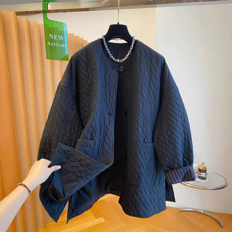European High-End 2026 Winter New Casual Versatile Jacket with a Premium Feel, Trendy Women's Cotton Coat