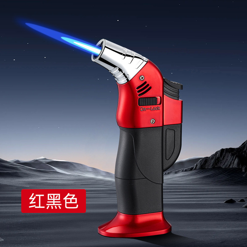 防風インフレータブルライター、お灸点火スティック、タバコ、アウトドアバーベキュー専用ストレートライタースプレーガンイグナイター|undefined