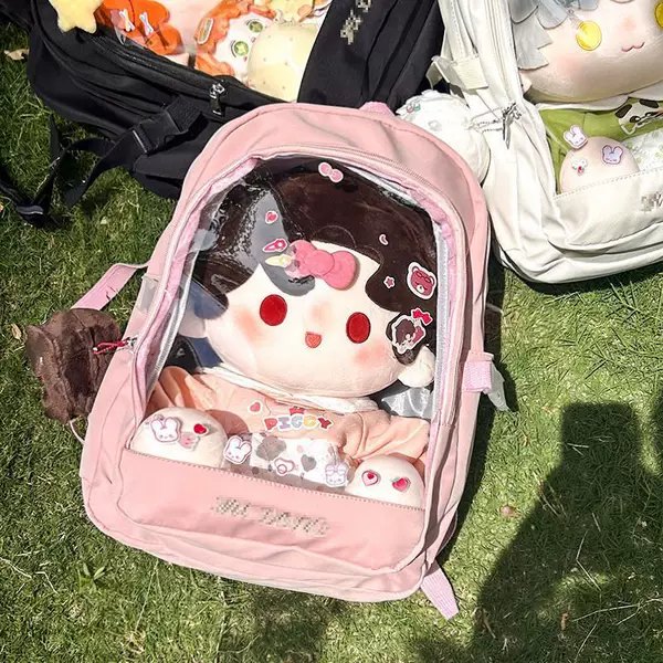 40cm Doll Bag, Cotton Doll Ita Bag, Large Capacity Layered Outdoor Bag, Female Student Backpack, School Bag