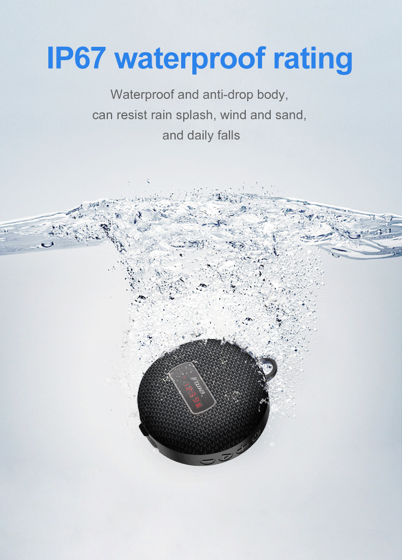 YaShoo wireless speaker - dedicated for outdoor cycling, Bluetooth connection, speed display, waterproof function TF card support, phone answering_voghion.com
