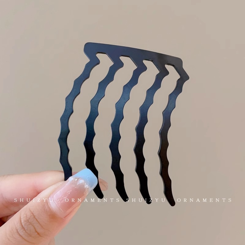 Peine de inserción de artefacto para el cabello con cabeza de bola fija, horquilla para mujer, horquilla al revés, horquilla en forma de U, nuevo peine para el cabello 2025