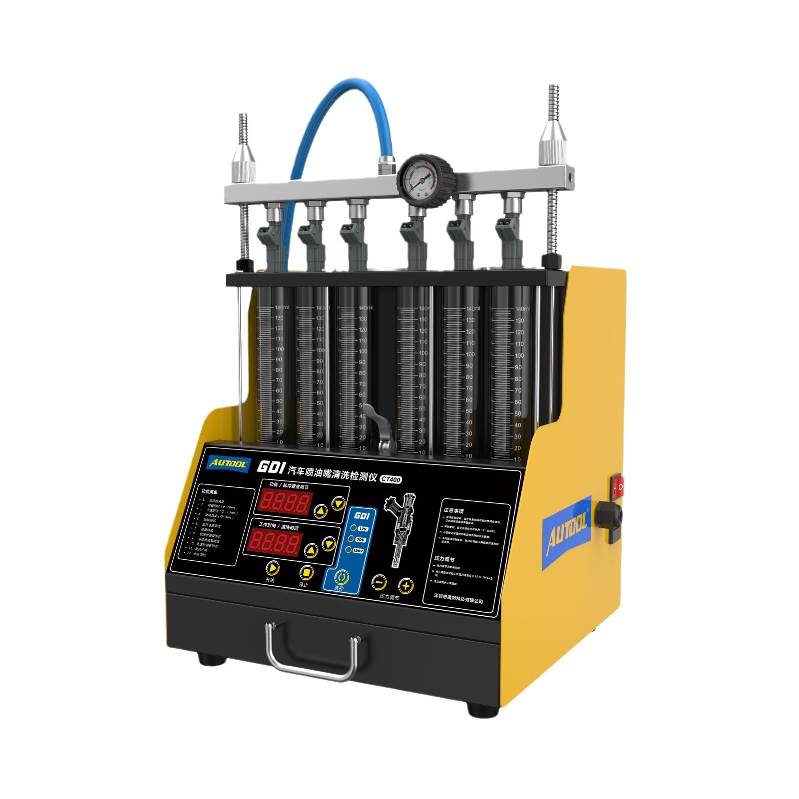 Autool CT400 boquilla máquina de limpieza GDI cilindro de inyección directa de alta presión boquilla ultrasónica probador