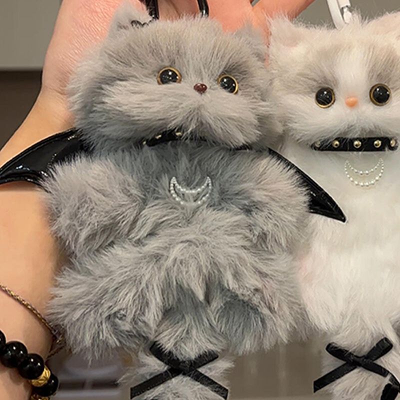 Halloween Twist Stick Kitty Colgante hecha a mano DIY material bolsa colgante regalo de cumpleaños para novia