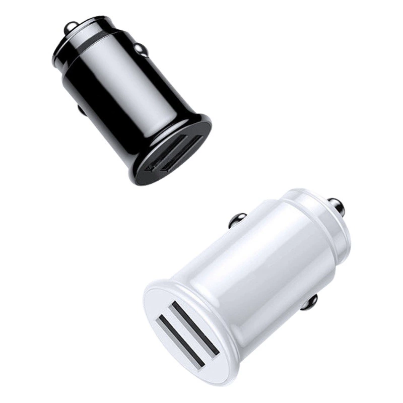 Заводская двойная Автомобильная зарядная головка USB 3.1a умное зарядное устройство для мобильного телефона один-два Новое двухпортовое мини-автомобильное зарядное устройство
