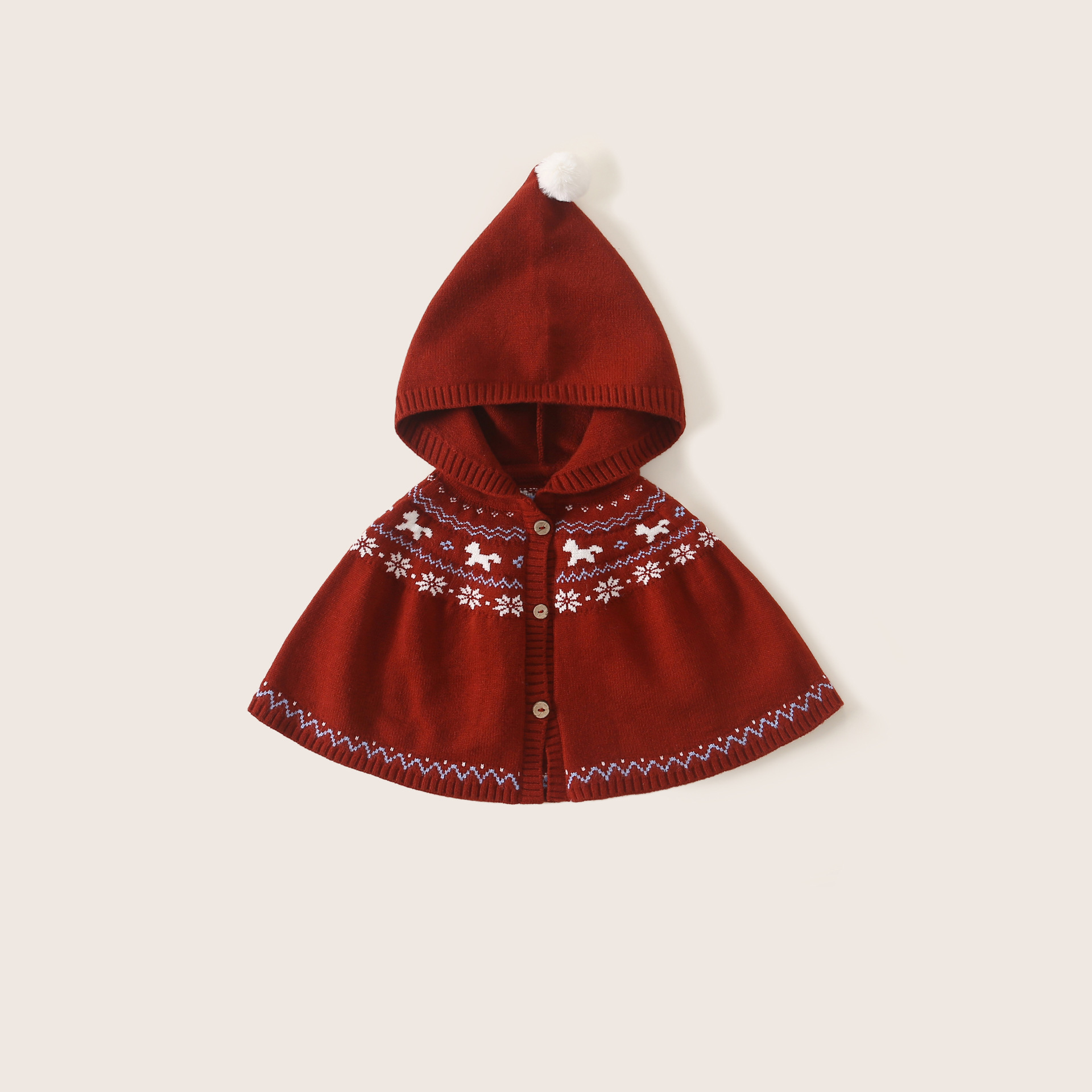 Baby Cape 2026 Autumn New Style Newborn Hooded Cloak for Girls, Windproof Small Shawl for Outings in Spring and Autumn