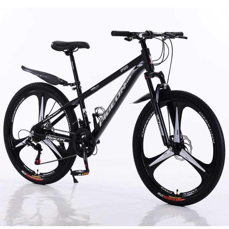 Explorer Aluminum Frame Shimano-Matte Black 3 Blades 21 Speed
