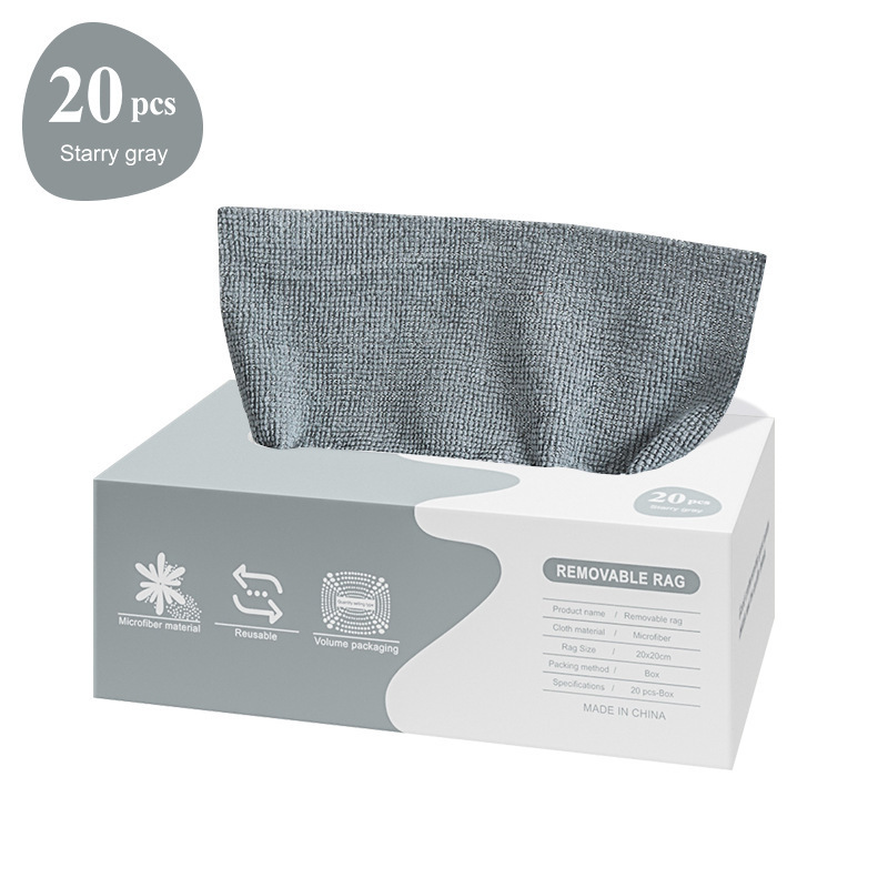 전체 폴리에스터 20*20cm/20개입 영문 스타일 별빛 회색