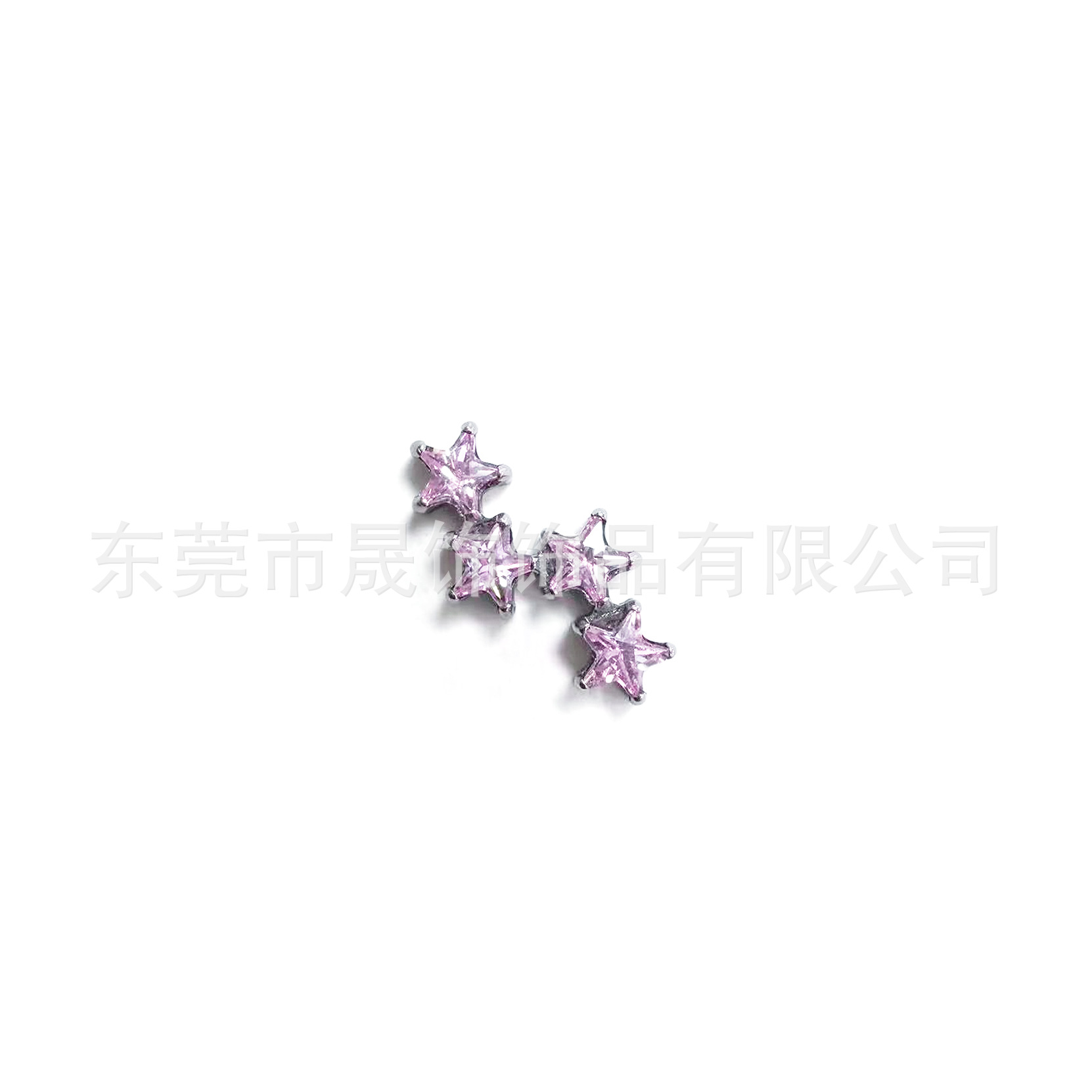 F136 Titanium Alloy 包 Studded 五角 Star Ear Stud Helix Cartilage Stud Star Labret Stud Tongue Barbell G23 Implant Grade Titanium 穿孔 Jewelry
