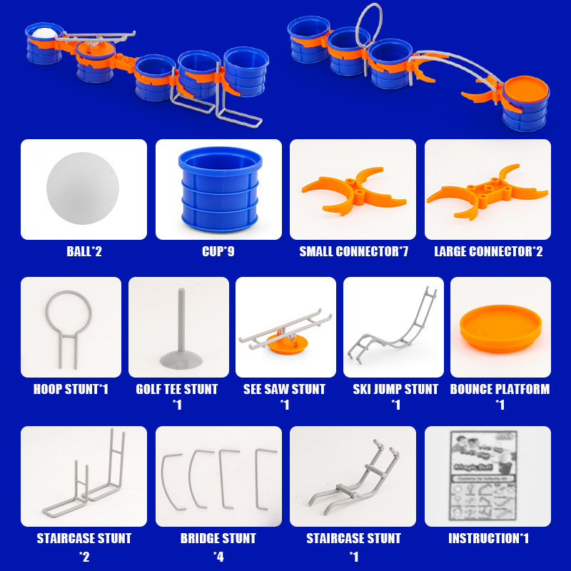 Amazon inflar bolas de salto de tubería juguetes niños ejercicios de capacidad vital divertidos inflar juegos de mesa interactivos