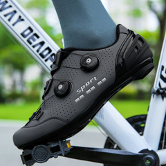 メーカークロスボーダー新型公道車ロック靴男屋外自転車靴ハード底ロックなし自転車靴マウンテンバイク靴