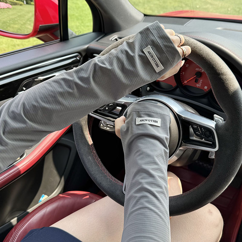 Funda de hielo, suelta, transpirable, estilo de verano, alta elasticidad, estilo deportivo simple, protector solar, brazalete de hielo, guantes, manga de hielo, hombres