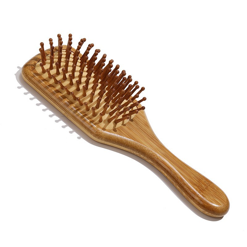 Juego de peine de madera, peine de colchón de aire, peine de masaje, cabello suave, uso doméstico/profesional