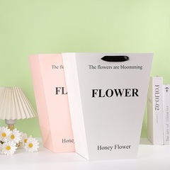 ネットレッドの新しいflower台形の花の手提げ袋の贈り物の花束の包装袋の創意の高い顔の値の生花の包装